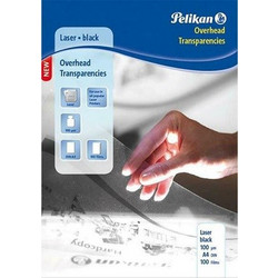 Pelikan Laser Black Διαφάνεια για Εκτύπωση σε Φωτοτυπικό OH100L 724229 /1τμχ