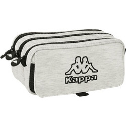 Safta Kappa Κασετίνα με 3 Θήκες Γκρι 812345710