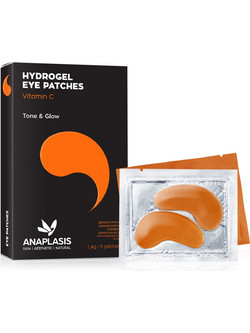 Anaplasis Hydrogel Vitamin C Eye Patches για Ενυδάτωση 8τμχ