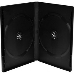 MediaRange DVD Case for 2 discs 14mm machine packing grade Black (BOX12-M)