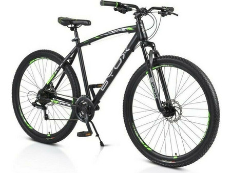 Byox B2020 Mountain Bike 27.5" Αλουμινίου με 21 Ταχύτητες και Δισκόφρενα Μαύρο