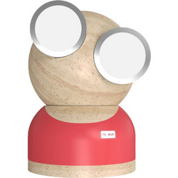 Φωτιστικό Επιτραπέζιο GoggleLamp Mr Watt DH0184RD/MRWATT Red Allocacoc Ξύλο,Αλουμίνιο