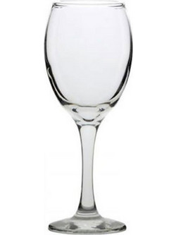 Uniglass Σετ Ποτήρια Κρασιού Γυάλινα Κολωνάτα Queen 470ml 6τμχ 93516
