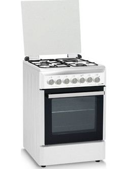 Multihome 60SGF-31F Κουζίνα Ηλεκτρική 57lt με Εστίες Αερίου 60cm