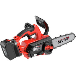 Geotec GTECS-4000 Κλαδευτικό Αλυσοπρίονο Μπαταρίας 21V 1.2kg με Λάμα 25.4cm