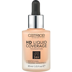 Catrice HD Liquid Coverage 030 Sand Beige Liquid Foundation 30ml