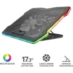 Trust GXT 1126 Cooling Pad για Laptop έως 17.3" με 1 Ανεμιστήρα