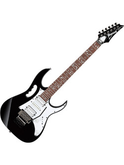 Ibanez JEM-JR Ηλεκτρική Κιθάρα ST Style με HSH Μαγνήτες και Ταστιέρα Jatoba Black