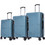 Playbags Collection PS1103 Σετ Βαλίτσες 3τμχ Γαλάζιες