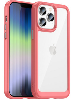 Hurtel Outer Space Back Cover Red (iPhone 14 Pro Max)