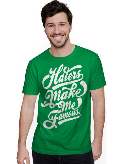 Haters Make Me Famous (Κοντομάνικο Ανδρικό / Unisex) - Kelly green