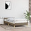 vidaXL Κρεβάτι Μονό Υφασμάτινο με Τάβλες 90x200cm 347387
