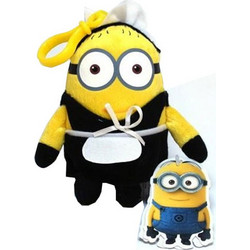 Minions Phil Καμαριέρα Λούτρινο Μπρελόκ 17cm