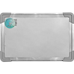 ΠΙΝΑΚΑΣ ΛΕΥΚΟΣ ΑΛΟΥΜΙΝΙΟΥ ΜΑΓΝΗΤΙΚΟΣ 40x30cm Justnote 701319