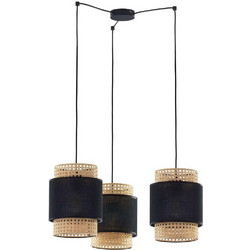 TK Lighting Boho 6549 Κρεμαστό Φωτιστικό Οροφής Μαύρο