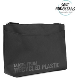 Studio Men's Washbag 100% Recycled Plastic Ανδρικό Νεσεσέρ Μαύρο