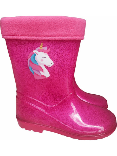ΠΑΙΔΙΚΕΣ ΓΑΛΟΤΣΕΣ ΚΟΡΙΤΣΙ ΜΟΝΟΚΕΡΟΣ GLITTER FUXIA ΜΕ ΕΠΕΝΔΥΣΗ
