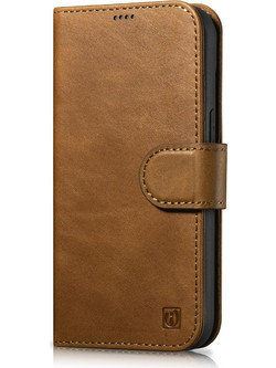 iCarer Oil Wax Anti-RFID Wallet Brown (iPhone 14 Pro)