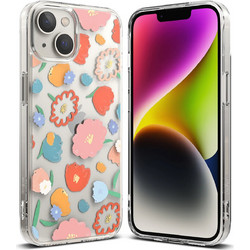 Ringke Fusion Back Cover Transparent Floral (iPhone 14 Plus)