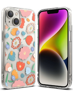 Ringke Fusion Back Cover Transparent Floral (iPhone 14 Plus)