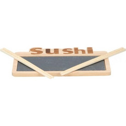 Alpina Switzerland Σετ Σερβιρίσματος Sushi 3 τεμαχίων με Chopsticks και Πλάκα Σερβιρίσματος, 10925