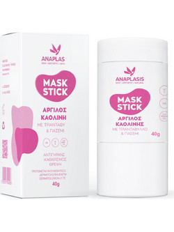 Anaplasis Rose Stick Κρεμώδης Μάσκα Προσώπου για Καταπράυνση με Άργιλο 40gr