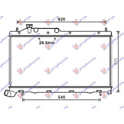 Ψυγειο 2.0 ΠΕΤΡ. +/ Ac (34x68,6x25) Subaru Forester 08-12 - 770006330
