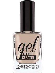 Bella Oggi Gel Effect Keratin 406 Almond Gloss Βερνίκι Νυχιών Μακράς Διαρκείας 10ml