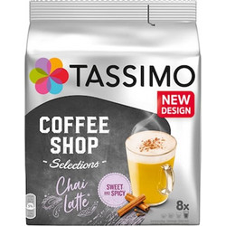 Tassimo Κάψουλες Latte Chai Coffee Συμβατές με Μηχανή Tassimo 8τμχ