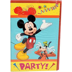 Πρoσκλητήρια για πάρτυ Mickey Mouse 9.5x14.5cm