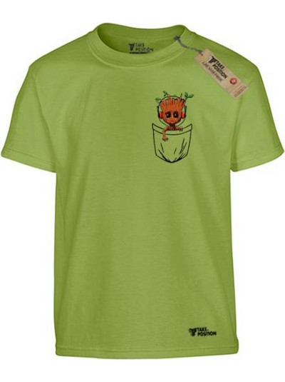 Takeposition Pocket Grut Παιδικό T-Shirt Κοντομάνικο Lime 806-1289-13
