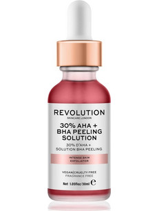 Revolution Skincare 30% Aha Bha Solution Μανδελικό Peeling Προσώπου 30ml