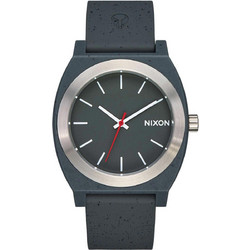 Nixon Time Teller Ανδρικό Ρολόι με Μπλε Καουτσούκ Λουράκι A1361-5136-00