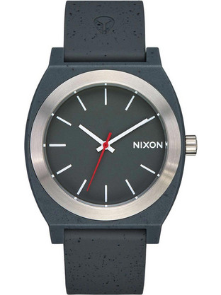 Nixon Time Teller Ανδρικό Ρολόι με Μπλε Καουτσούκ Λουράκι A1361-5136-00