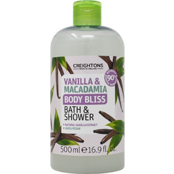 Creightons Vanilla & Macadamia Body Bliss Bath & Shower Αφρόλουτρο σε Gel 500ml