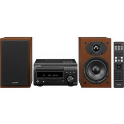 Denon 2.0 D-M41 DAB Ηχοσύστημα Hi-Fi 2.0 60W με CD / Digital Media Player και Bluetooth & Wi-Fi Black