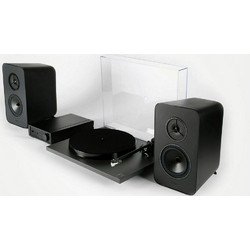 Rega System One Πικάπ με Ηχεία & Προενίσχυση Black