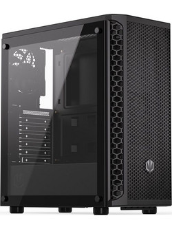 Endorfy Signum 300 Core Black Midi Tower Κουτί Υπολογιστή με Πλαϊνό Παράθυρο