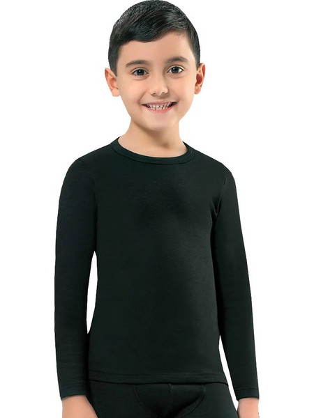 KT01K Kota Thermal Underwear Παιδική ισοθερμική μπλούζα Χρώμα Μαύρο