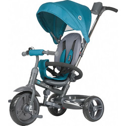 Smart Baby Coccolle Urbio Τρίκυκλο Ποδήλατο Αναδιπλούμενο με Σκίαστρο & Χειρολαβή για 18+ Μηνών Τιρκουάζ