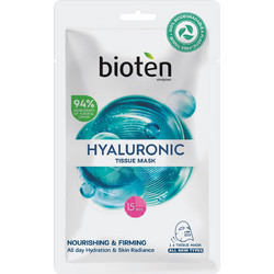 Bioten Hyaluronic Tissue Κρεμώδης Μάσκα Προσώπου για Ενυδάτωση με Υαλουρονικό 20ml