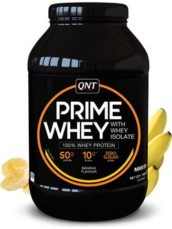 QNT Prime Whey Banana Πρωτεΐνη Ορού Γάλακτος Γράμμωσης 908gr