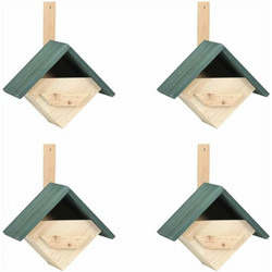 vidaXL Φωλιές Πουλιών από Ξύλο Ελάτης 4τμχ 24x16x30cm Κωδικός: 35398763