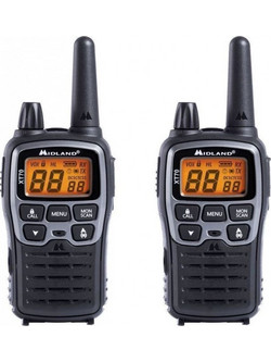 Midland XT70 Adventure Set Duo Black Silver