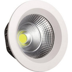 Φωτιστικό χωνευτό οροφής LED PL Led COB 55 Watt Φ 230 Λευκό 4950 lm Φώς Λευκό