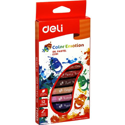 Παστέλ Λαδιού Deli Color Emotion 12 Τεμάχια