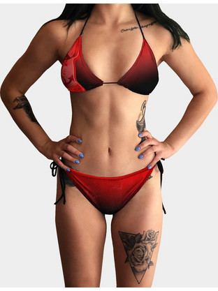 Athlon Mainsail Bikini Set Τριγωνάκι Κόκκινο 301-1539