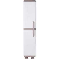 Homeplast Irida Μονόφυλλη Πλαστική Ντουλάπα Εξωτερικού Χώρου Μπεζ 44x36x179cm