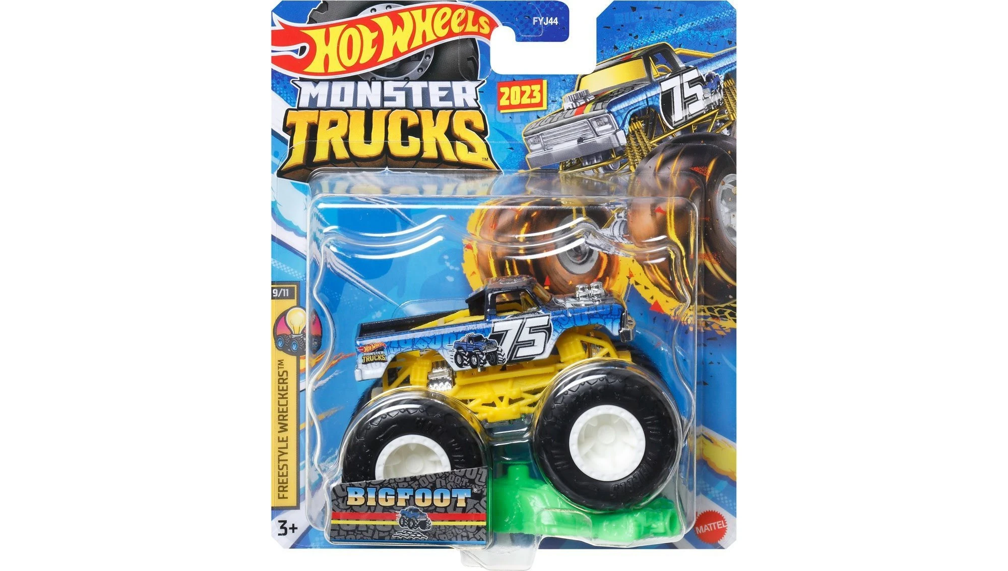 Hot Wheels Monster Trucks Silverado VS Ford Raptor Demolition Doubles