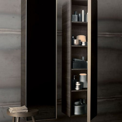 Geberit Citterio Κρεμαστή Στήλη Μπάνιου Ξύλινη 40x160cm